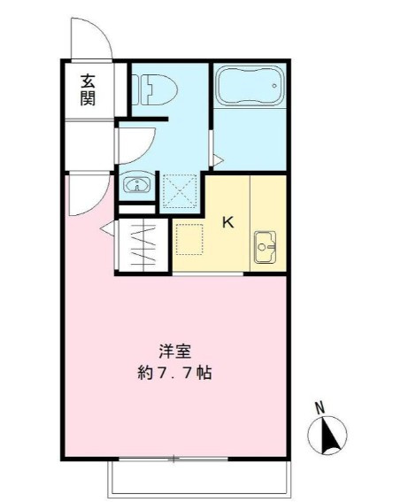 ボルベールアサヒの間取り
