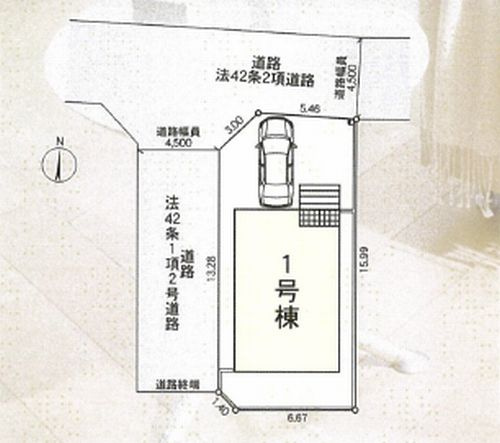 【仲介手数料０円】小田原市成田第12　新築一戸建ての区画図|小田原市成田第12　新築一戸建て