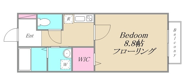 ヴィヴィエンダミーの間取り|間取りです。