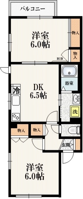 SKヒルズIの間取り|使いやすい間取り