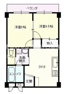 【間取り】 | 清水谷コーポ