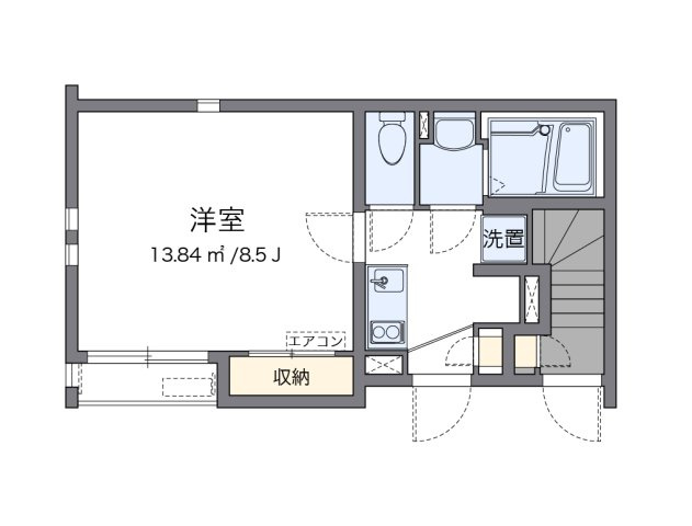 クレイノ合の間取り|代表的な間取のため実際の間取とは異なる場合があります