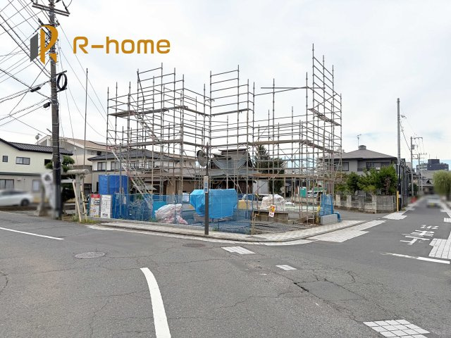 水戸市白梅1期　新築戸建て　1号棟の外観|ご予約を頂ければ、『平日』はもちろん『早朝』や『夜間』もご見学可能です♪お気軽にお申し付けください♪
