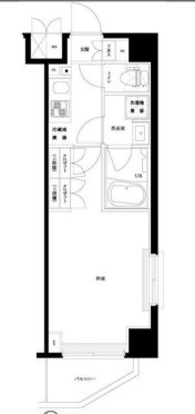 板橋区坂下１丁目の賃貸マンションの間取り