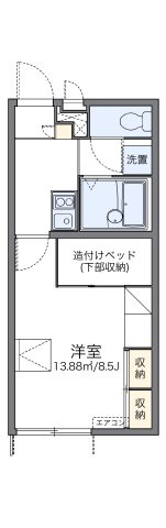 レオパレスリフジワラの間取り