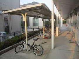 レオパレスひだまりのその他|駐輪場
