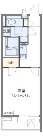 クレイノ長田天神の間取り|代表的な間取のため実際の間取とは異なる場合があります