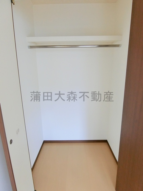 ホルン西蒲田の収納|収納　1メートル程の使いやすいクローゼット
