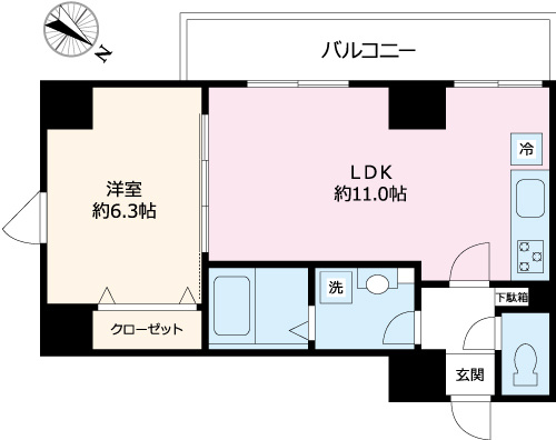 リベール西片の間取り