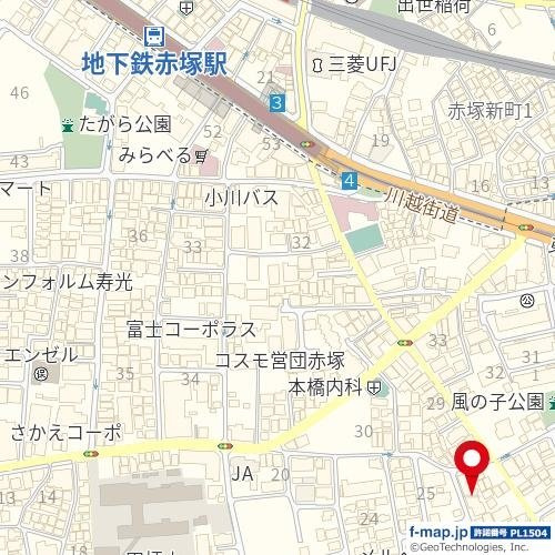 CQレジデンス練馬赤塚の地図