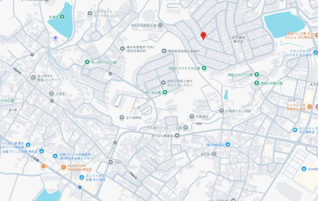 明石市大久保町緑が丘　中古戸建の地図