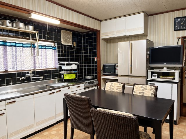 米子市河崎　中古住宅のキッチン|１階DK