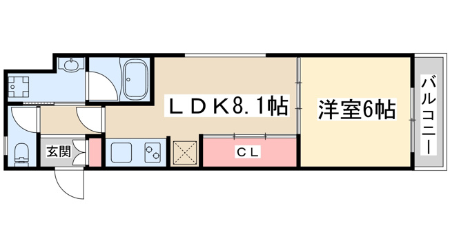【間取り】 | サンレムート江坂イースト