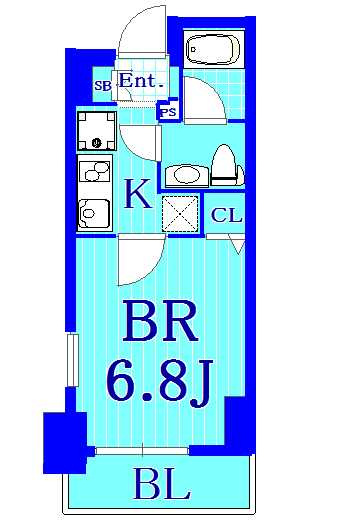 クレイシア新横浜の間取り