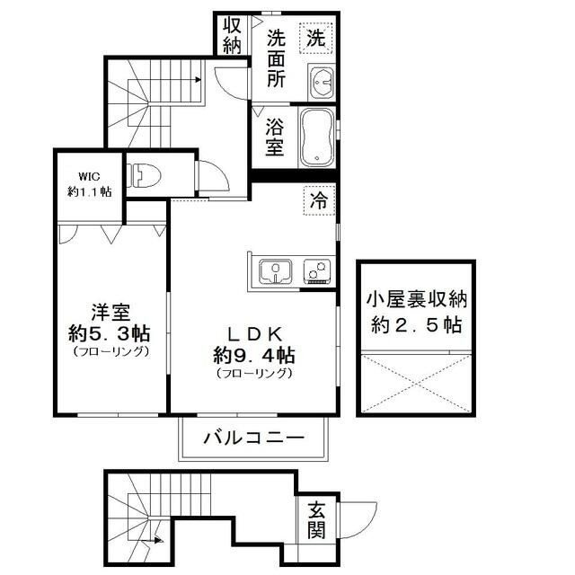 ＲＩＺ大京町の間取り|間取りです。