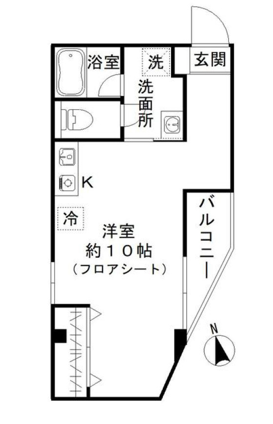 アクシス墨田の間取り