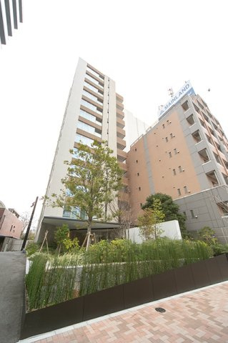 パークホームズ渋谷松濤の外観|外観は落ち着いています