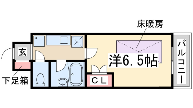 【間取り】 | ローズコーポ新大阪９