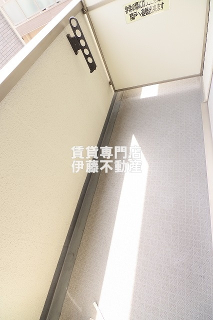 プリムローズマンションのバルコニー
