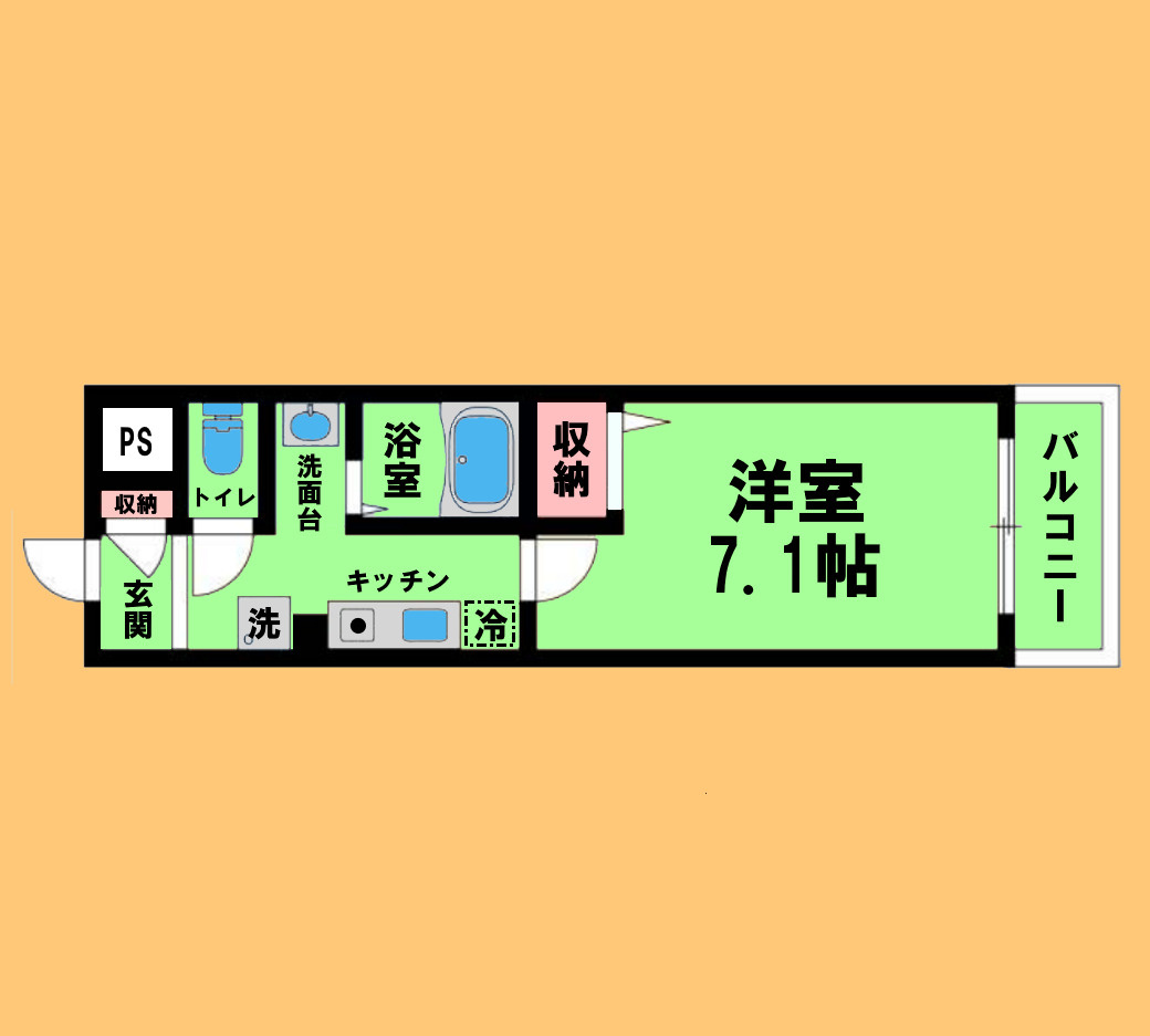 プリムローズマンションの間取り