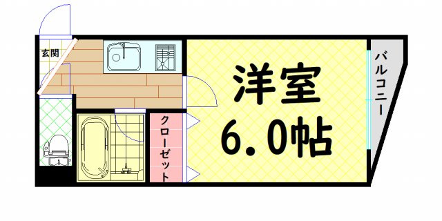 【間取り】 | シティハイツ浪速