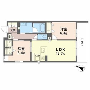 Via Sole六甲道の間取り