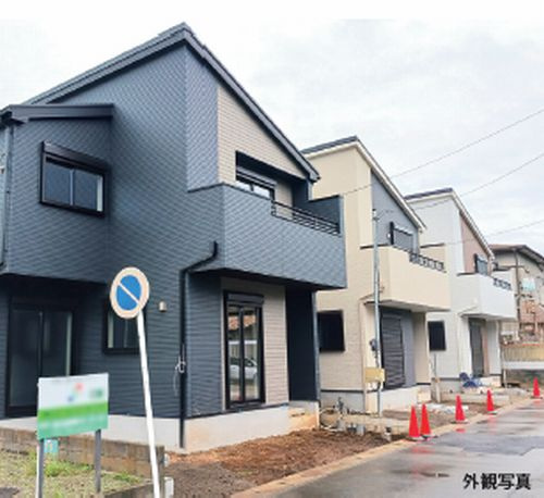【仲介手数料０円】厚木市妻田西2丁目2期　新築一戸建て　全3棟の外観|【仲介手数料０円】厚木市妻田西2丁目2期　全3棟