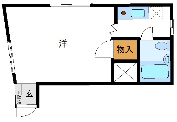 ホワイトハイツ河南の間取り|イメージになります。