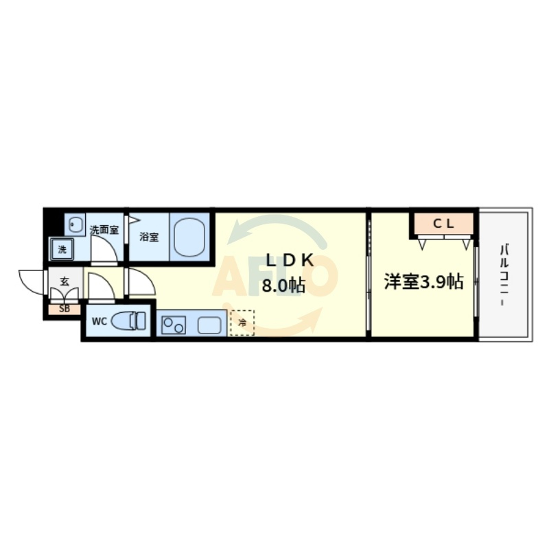 D porta arcobalenoの間取り|D porta arcobaleno　間取り