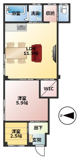【間取り】 | 三次町　倉庫(テナント)駐車場6台付＋住居プラン　駐車場最大12台可！