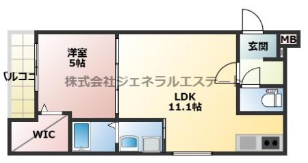 Ciel咲くらの間取り