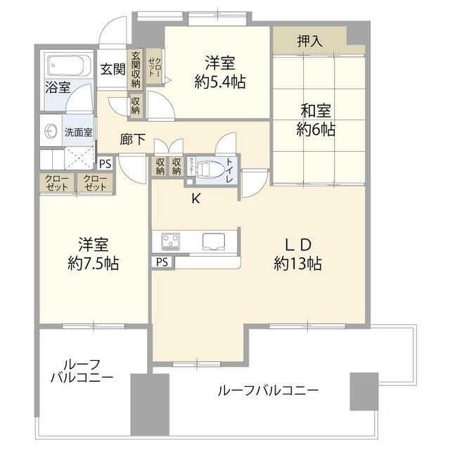 サンリーノ北浦和801の間取り|間取りです。