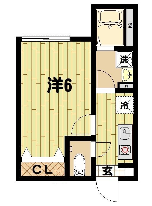 オーガスタコート川崎の間取り|間取りです。