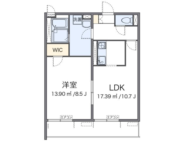 【間取り】 | ミランダばうレジデンス湘南 | 代表的な間取のため実際の間取とは異なる場合があります