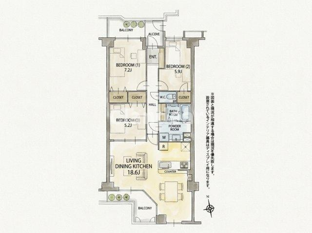 新松戸リリエンハイムの間取り|ドキドキの新生活も、安心してスタート。ぴったりの住まいを見つけませんか？クランディアが一緒に住まい選びをサポートします‼　まずは、お気軽にお問合せください　＃クランディア