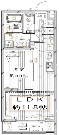 レガリス馬込パークサイドの間取り