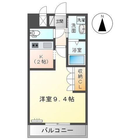 エクセルハイムＢの間取り