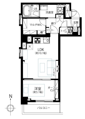 【間取り】 | オリエンタル南麻布