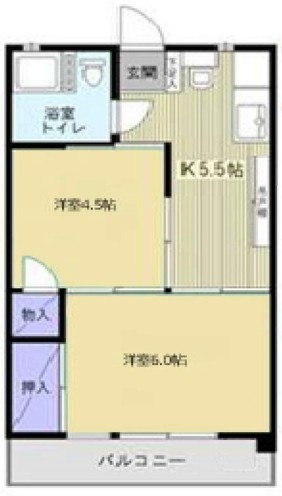 タツオカビルの間取り
