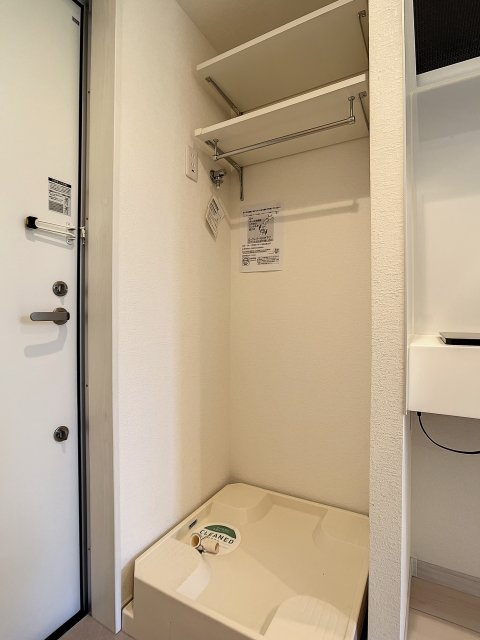 クレシア青戸の設備|室内洗濯機置場