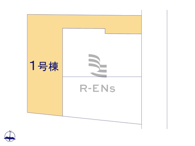 【区画図】 | 練馬区桜台１丁目　新築戸建て　１号棟 | 新桜台駅徒歩3分の駅チカ好立地に全3区画登場