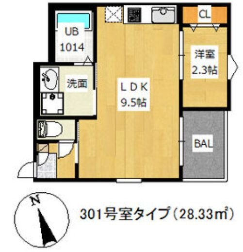 R-smart椥辻の間取り