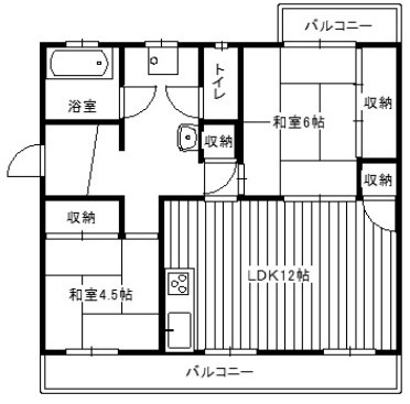 陽和台第4住宅2号棟の間取り