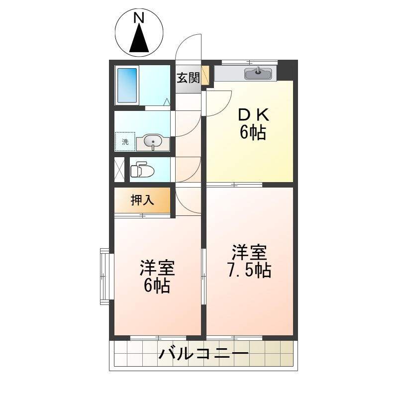 EASTPARK桜田の間取り