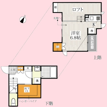 CB指扇ミネルヴァの間取り
