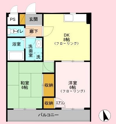 コーワレジデンス　弐番館の間取り