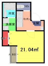 フォーレ大和田の間取り