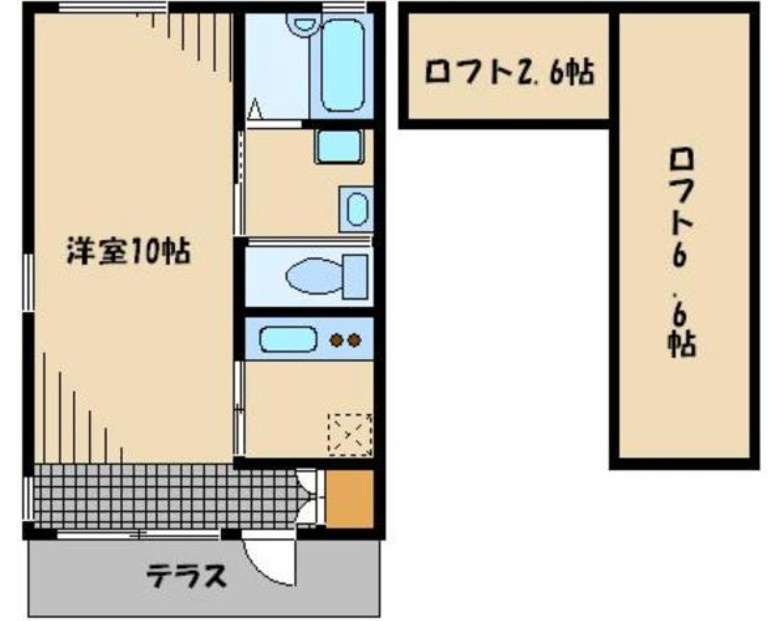 トライヅコートの間取り