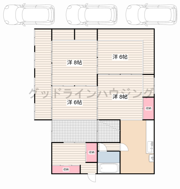 小野市中町一戸建の間取り