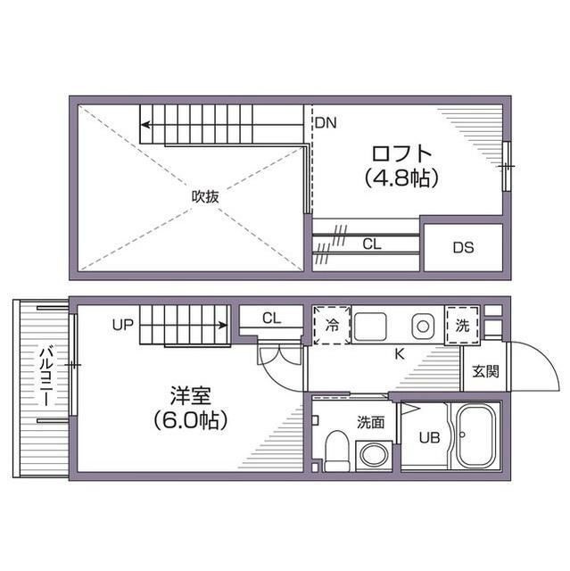 ＥＳＰＡＣＥ－Ｔ桜上水の間取り